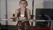 عضلات پسر بچه روسی (5 ساله )