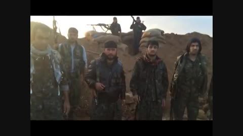 سخنان یک گریلای ی پ گ در خط مقدم نبرد با داعش YPG ISIL