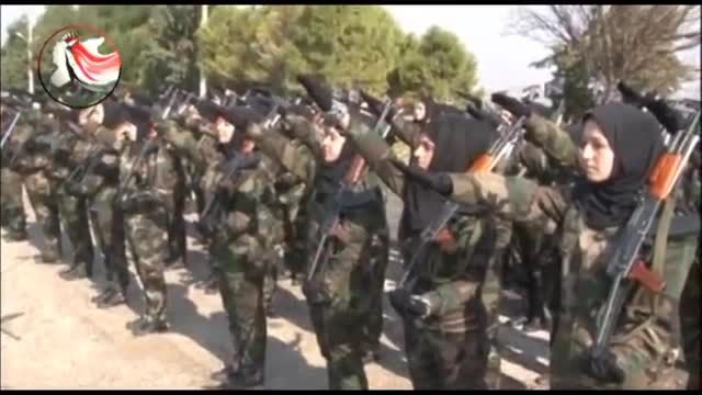 شیر زنان دفاع وطنی سوریه