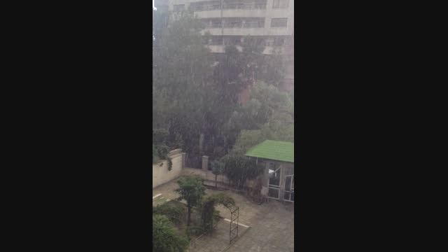 باران شدید شهریور تهران