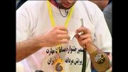 رکورد کوتاهی مو با 14 قیچی در جهان علی عابدی