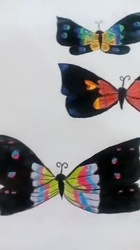 نقاشی پروانه ی من