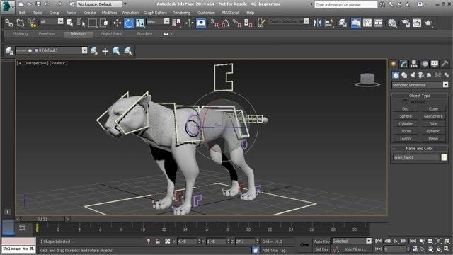 Animating Quadrupeds in 3ds Max 2014