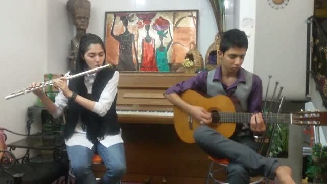 فلوت و گیتار(مانا محمد)