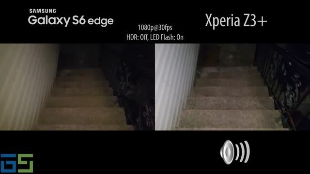 مقایسه کیفیت فیلمبرداری Galaxy S6 edge با Z3 Plus درشب