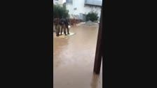 سربازان سوسول اسراییلی گرفتار در خیابان آب گرفته