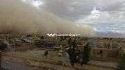 طوفان شن در شهر یزد