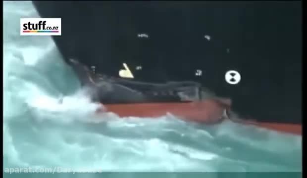 غرق شدن کشتی کانتینربر Rena