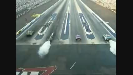 4 Jet Car Drag Race