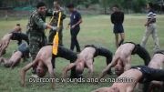 فیلمی از آزمون ورودی طاقت فرسا در ارتش تایلند!!!