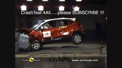 تست تصادف Renault CAPTUR 2013