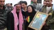 قهرمانان کوبانی (عین العرب) با موسیقی شیرین کوردی-سوریه