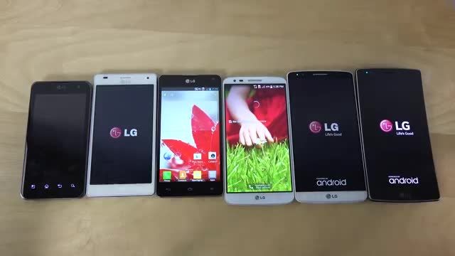 مقایسه گوشی های LG G Flex 2 vs. G3 vs. G2 vs. G vs. 4X