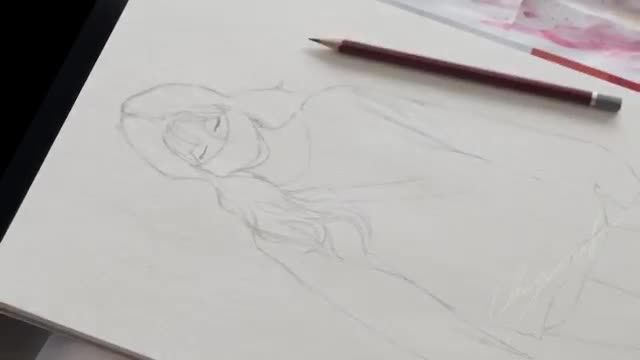 SNSD Tiffany drawing