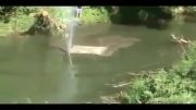 شنای ماشین زیره رودخونه ! (آفرود)