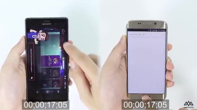 Samsung Galaxy S6 Edge vs Xperia Z3 -Apps Speed test