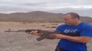 شلیک قاتل تبر به دست UFC با AK 47
