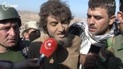 اسیر داعشی بدست پیشمرگه های غیور - سوریه
