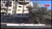 پیشروی ارتش سوریه در ریف دمشق + فیلم