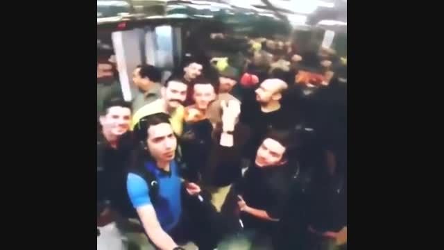 مرتضی پاشایی تو آسانسور با دوستاش