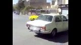 دریفت کرووت و بنز در تهران