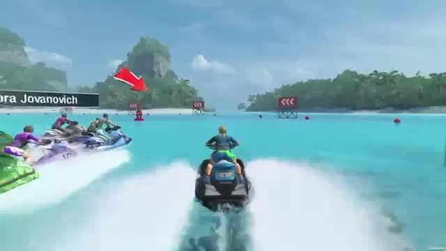 گیم پلی بازی Aqua Moto Racing Utopia