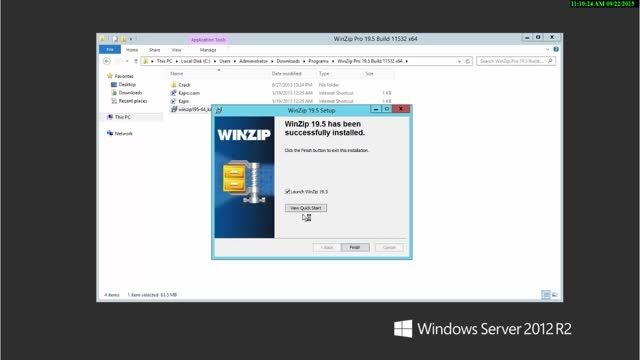 آموزش کرک برنامه WinZip