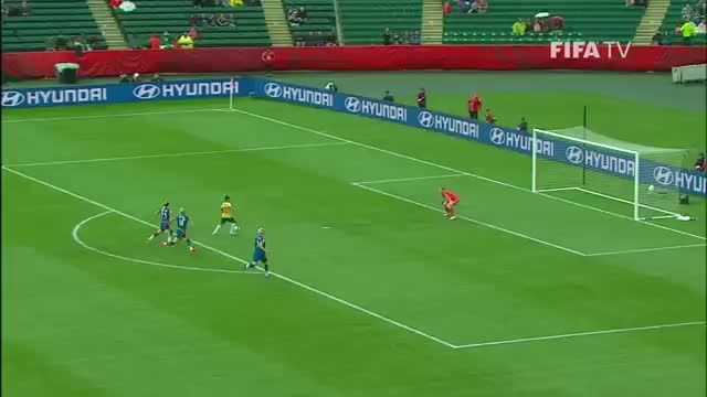 بازی : استرالیا 1 - 1 سوئد (جام جهانی زنان 2015 کانادا)