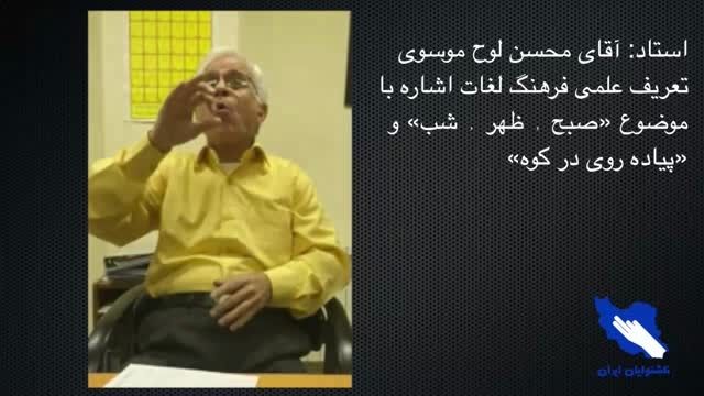 استاد: آقای محسن لوح موسوی تعریف علمی فرهنگ لغات اشاره