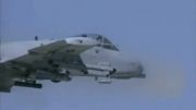 تمرین جنگنده های A-10 آمریکا با تانک های از رده خارج