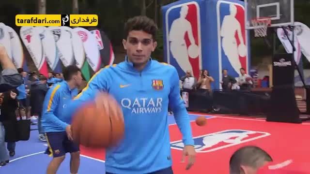 بسکتبال بازی کردن بازیکنان بارسلونا