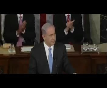 مسخره کردن سخنرانی احمقانه نتانیاهو ببین بخند