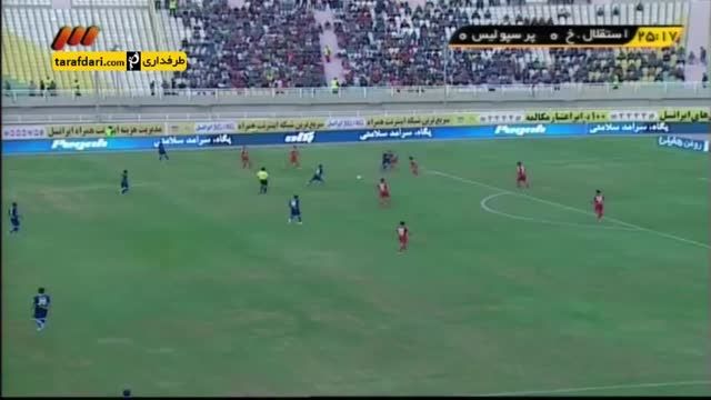 خلاصه بازی استقلال خوزستان 2-1 پرسپولیس