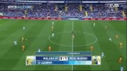 خلاصه نیمه اول بازی رئال مادرید1-0مالاگا هفته 28 لالیگا