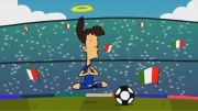 کارتون تاریخچه ایتالیا در جام جهانی
