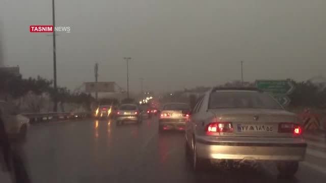 طوفان دیروز تهران