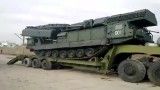 بارگیری تجهیزات سنگین روسیه