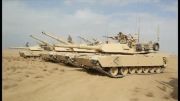 شلیک گروهی تانک های M1A1 امریکایی در عراق