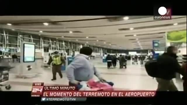 زلزله هشت ریشتری در شیلی