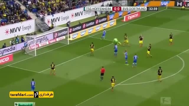 گل های بازی هافنهایم 1-1 دورتموند