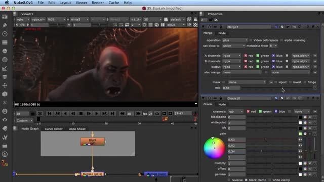 Compositing a 3D Ogre into a Live Action Scene in NUKE