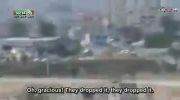 اصابت موشک زمین به زمین به مقر تروریست ها در سوریه