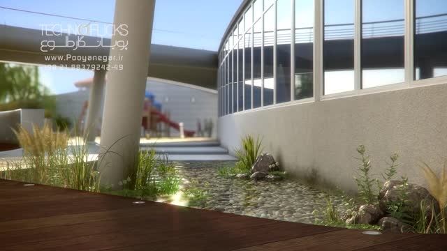 انیمیشن معماری برج ساحلی اودیما- قسمت 3 از 5