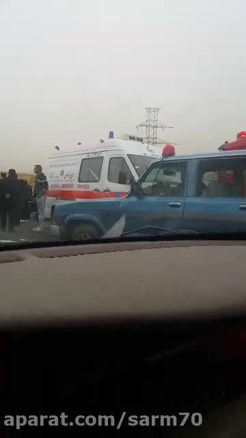 واژگونی اتوبوس دانشجویان دانشگاه نجف آباد ۳۹کشته و زخمی