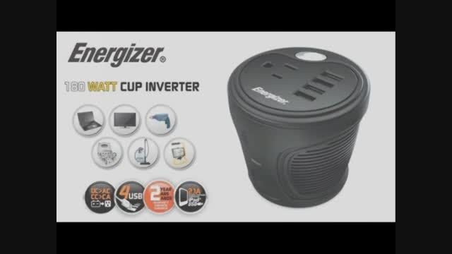 Energizer Cup Inverter 180W - مبدل برق خودرو انرجایزر
