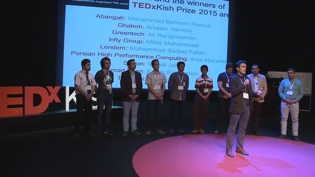 تامین چی برنده جایزه تدکس کیش ۲۰۱۵
