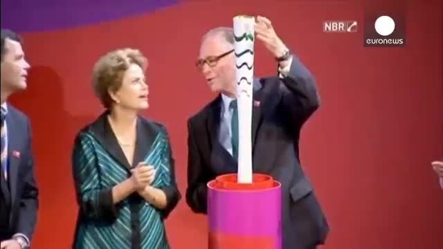 رونمایی از طرح مشعل المپیک برزیل