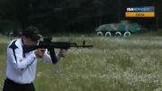تست اسلحه جدید AK12 روسیه