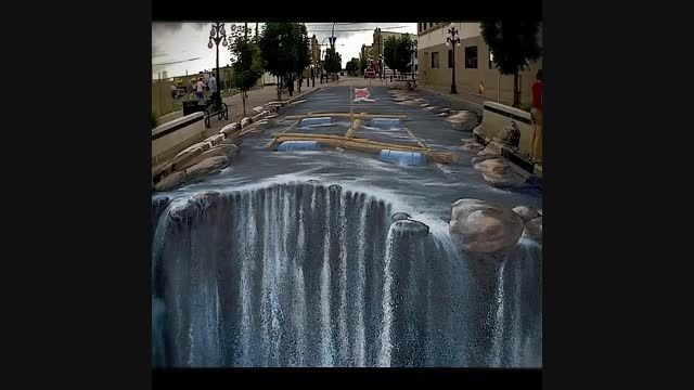 نقاشی های سه بعدی خیابانی چگونه خلق می شوند؟