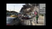 سقوط هواپیمایی در تهران(پرواز برای هواپیماغیرقانونی است